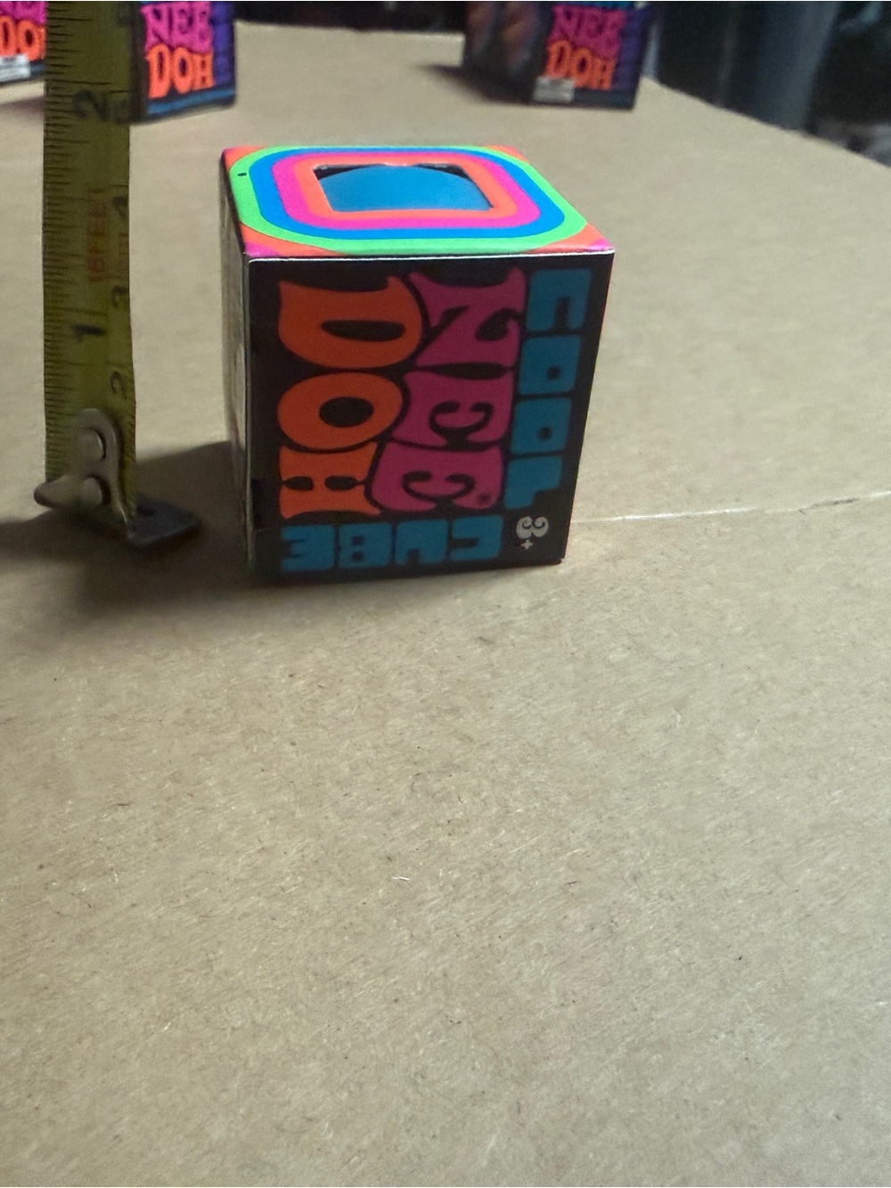 Schylling NeeDoh New sealed box, cool cube mini in blue